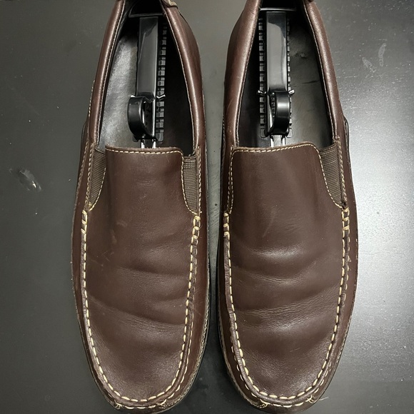 COLE HAAN Tucker Venetian Brown Driving Moccasin Leather Loafers Men’s 11.5 main image 6